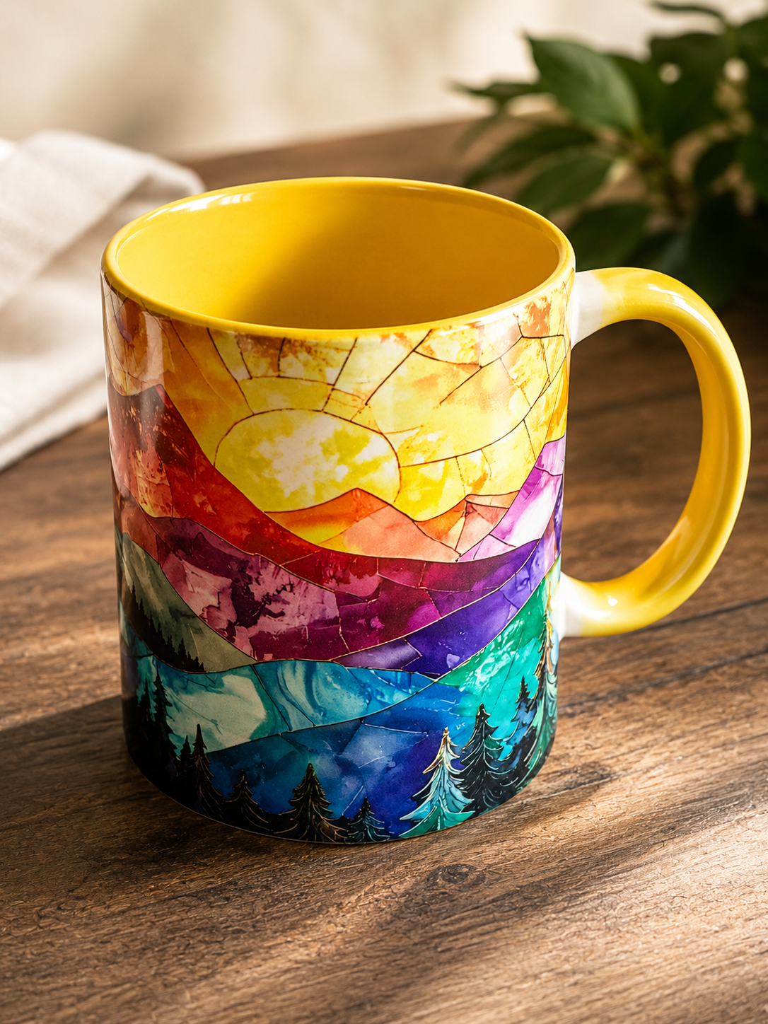 Custom printed mugs on display — Gold Coast, Australia